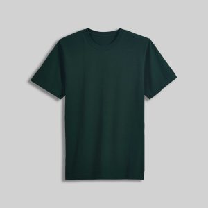 Slim V-Neck T-Shirt – Forest Green