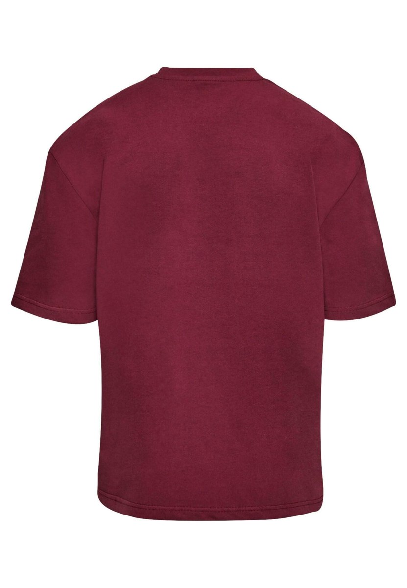 Chest Pocket T-Shirt – Burgundy